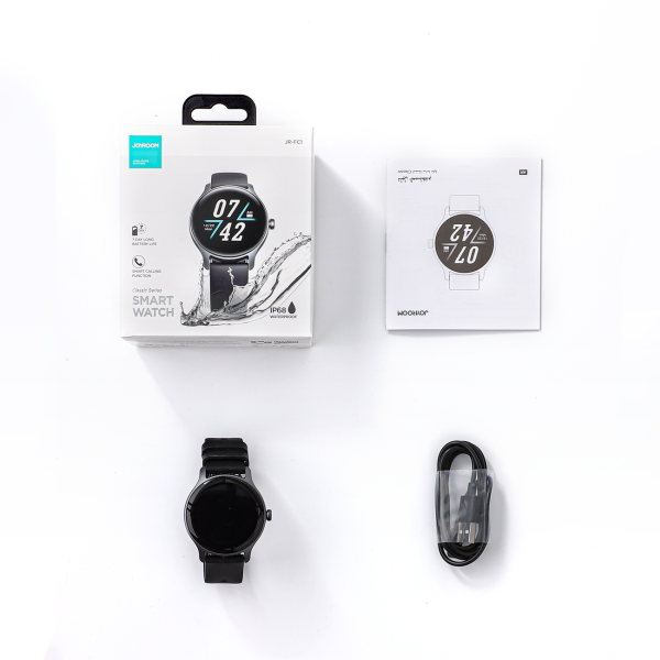 SmartWatch FC1 klasiskā sērija ar funkciju, lai saņemtu IP68 savienojumus pelēkā krāsā