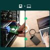 Kabatas korpuss SATA 2,5 '' 6TB USB-C 3.0 melnā krāsā