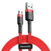 Izturīgs elastīgs kabeļa USB microUSB QC3.0 2