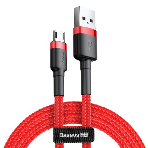 Izturīgs elastīgs kabeļa USB microUSB QC3.0 2