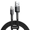 Izturīgs elastīgs kabelis USB microUSB 1