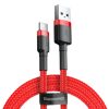 Izturīgs elastīgs USB kabeļa USB-C QC3.0 3A 0