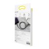 Izturīgs elastīgs kabelis USB kabelis iPhone Lightning QC3.0 1,5A 2m melns un zelts