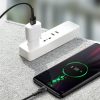 Izturīgs kabelis USB-C 40W USB-C ātrais lādiņš 3.0 QC 3,0 1m pelēks-melns