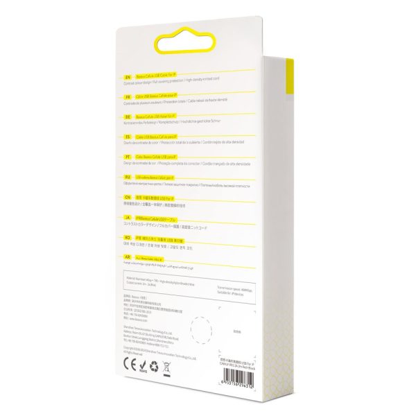 Izturīgs neilona kabeļa USB kabelis iPhone Lightning QC3.0 2A 3m melns un sarkanais