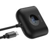Adaptera adaptera centrs 4W1 USB USB3.0 adapteris USB3.0*1+USB2.0*3 1M Black