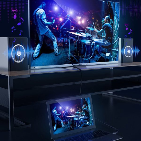 HDMI 2,0 4K 60 Hz 3d 18 Gbps 2 m kabelis