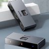 Slēdzis sadalītāja slēdzis HDMI 2X HDMI 4K 30 Hz divu ceļu pelēks
