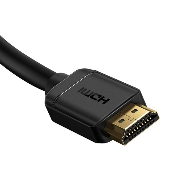 HDMI 2,0 4K 60 Hz 3d HDR kabeļa kabelis 18 Gbps 1 m melns