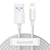 2x USB kabeļa iPhone zibens ātra uzlādes barošanas piegāde 1