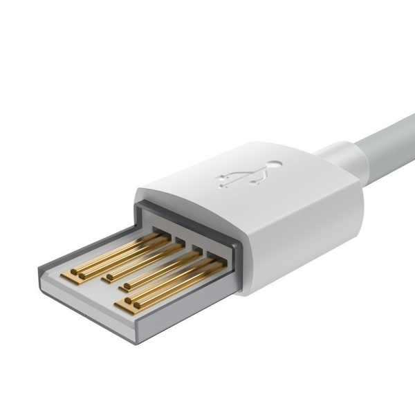 2x USB kabeļa iPhone zibens ātra uzlādes barošanas piegāde 1,5 m baltā krāsā