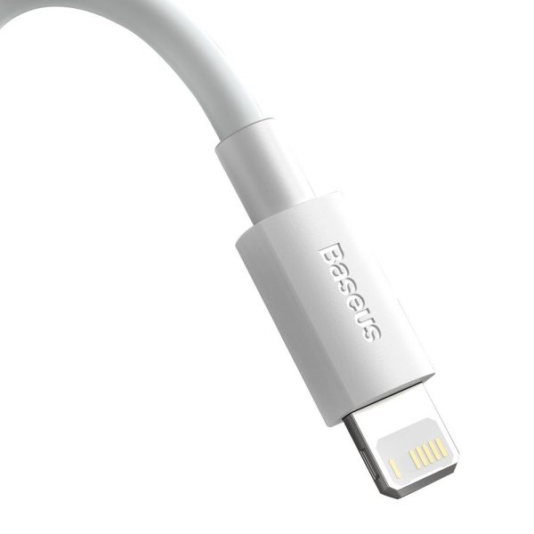 2x USB kabeļa iPhone zibens ātra uzlādes barošanas piegāde 1,5 m baltā krāsā