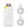 2x USB kabeļa iPhone zibens ātra uzlādes barošanas piegāde 1,5 m baltā krāsā