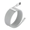 2x USB kabeļa iPhone zibens ātra uzlādes barošanas piegāde 1,5 m baltā krāsā
