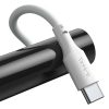 2x USB-C USB-C kabeļa ātras piegādes ātruma lādiņš 40 W 5 A 1,5 m balts