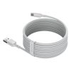 2x USB-C USB-C kabeļa ātras piegādes ātruma lādiņš 40 W 5 A 1,5 m balts