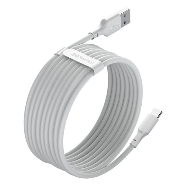 2x USB-C USB-C kabeļa ātras piegādes ātruma lādiņš 40 W 5 A 1,5 m balts