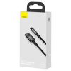 Spēcīgs kabeļa kabelis USB bremžu iPhone Lightning 2,4 A 2 m melnā krāsā