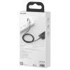 Spēcīgs kabeļa kabelis USB bremžu iPhone Lightning 2,4 A 2 m melnā krāsā