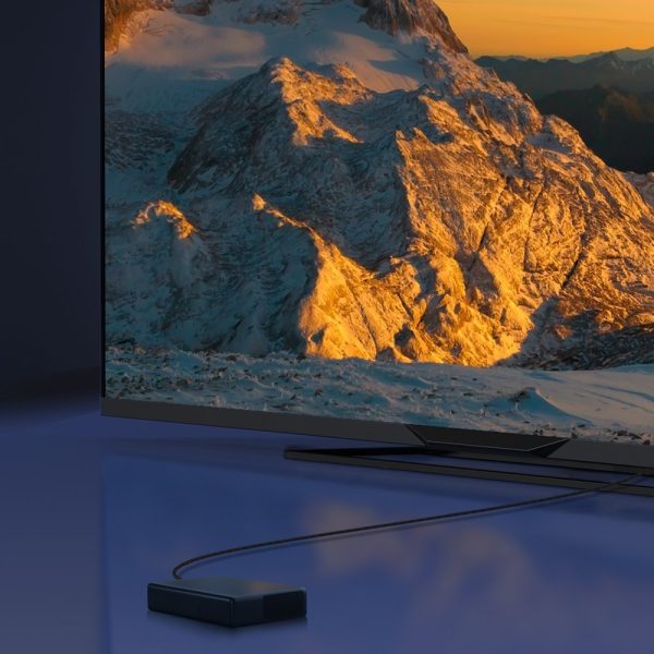 HDMI 2,1 8K 60 Hz Earc QMS Dynamic Hdr Vrr Allm 3M melns kabelis