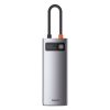 Daudzfunkcionāls 6in1 USB USB-C PD HDMI 3X USB 3.2 RJ45 pelēks