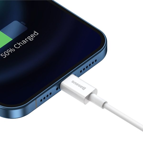 Superior Cable USB kabeļa iPhone zibens 2,4A 1m balts