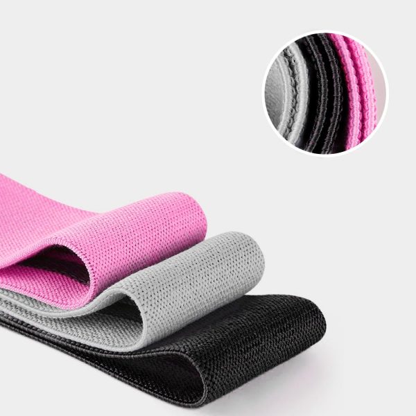 Materiāla pretestības lentes vingrošanas gumijas mini joslas jogas fitnesa CrossFit komplektam 3 gab