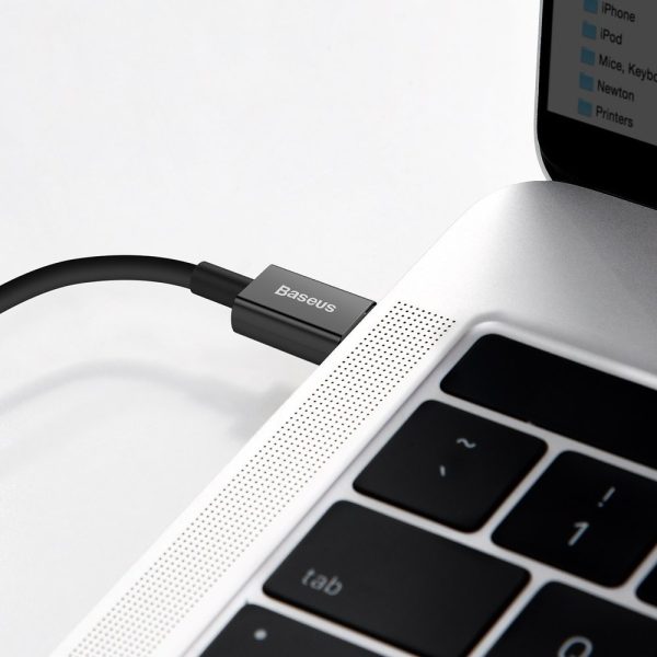 Superior Cable USB-C iphone zibens kabelis ātrai uzlādēšanai 20 W 1M Black