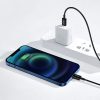 Superior Cable USB-C iphone zibens kabelis ātrai uzlādēšanai 20 W 1M Black