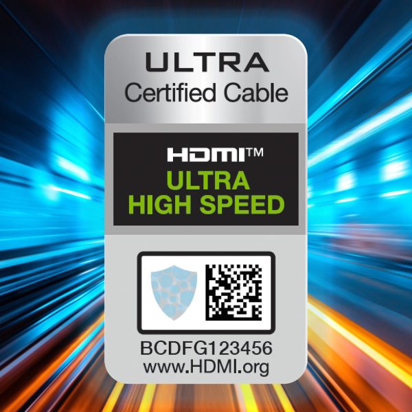 1 8K 60 Hz 48 Gbps 4k 120 Hz 2k 144 Hz 1 m kabelis