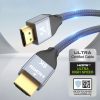 HDMI 2,1 8K 60 Hz 48 Gbps 48 Hz 2k 2k 144 Hz 3 m kabelis