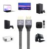 HDMI 2,1 8K 60 Hz 48 Gbps 48 Hz 2k 2k 144 Hz 3 m kabelis