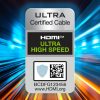 1 8K 60 Hz 48 Gbps 48 Hz 120 Hz 2k 144 Hz 5 m kabelis