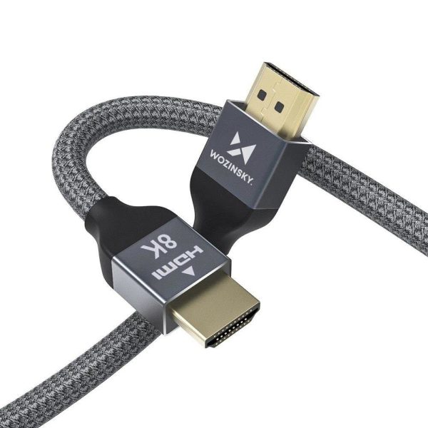 HDMI 2,1 8K 60 Hz 48 Gbps 48 Hz 120 Hz 2k 144 Hz 5 m kabelis