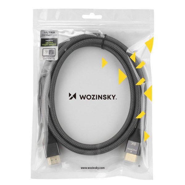 HDMI 2,1 8K 60 Hz 48 Gbps 48 Hz 120 Hz 2k 144 Hz 5 m kabelis