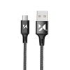 Spēcīgs kabeļa kabelis USB microUSB 2