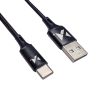 Spēcīgs kabelis USB USB-C 2,4A 1m drosmīgs kabelis