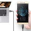 Kabelis USB kabelis iPhone Lightning 2,4A 1m melns