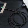 Kabelis USB kabelis iPhone Lightning 2,4A 1m melns
