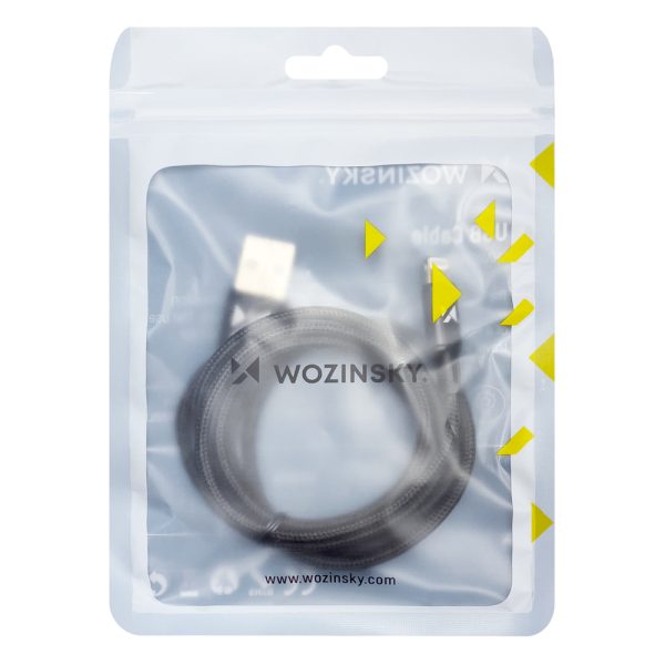Kabelis USB kabelis iPhone Lightning 2,4A 1m melns