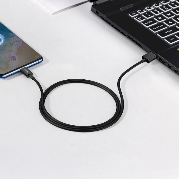 Superior Cable USB microUSB kabelis ātrai uzlādēšanai 2A 1M melnā krāsā