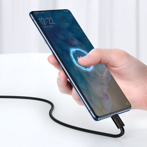 Superior Cable USB microUSB kabelis ātrai uzlādēšanai 2A 1M melnā krāsā