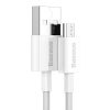 Superior Cable USB microUSB kabelis ātrai uzlādēšanai 2A 1M balts