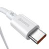 Superior Cable USB-C USB-C Quick Charge FCP 100W 5A 20V 2m balts kabelis