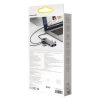 Daudzfunkcionālais centrs 9W1 USB-C 3XUSB 3.2 PD VGA Full HD HDMI 4K TF un SD RJ45 karšu lasītājs pelēks