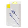 Kabelis Kabelis ātrai uzlādēšanai un datiem pārsūtiet USB iPhone Lightning 2,4A 2m Purple