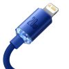 Kabelis Kabelis ātrai uzlādēšanai un datiem pārsūtiet USB-C iPhone Lightning 20W 1,2m zilu