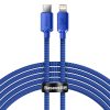 Kabelis Kabelis ātrai uzlādēšanai un datiem pārsūtiet USB-C iPhone Lightning 20W 2M Blue