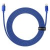 Kabelis Kabelis ātrai uzlādēšanai un datiem pārsūtiet USB-C iPhone Lightning 20W 2M Blue