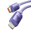 Kabelis Kabelis ātrai uzlādēšanai un datiem pārsūtiet USB-C iPhone Lightning 20W 2M Purple